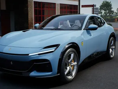 Neu Ferrari Purosangue 725 PS (533 kW) 2026 Blau SUV