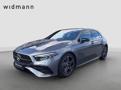 Gebraucht Mercedes A180 AMG line 136 PS (100 kW) 2023 Metalliclack mountaingrau Limousine