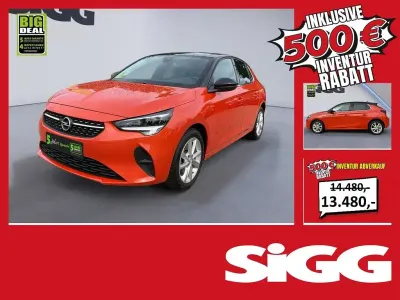 Gebraucht Opel Corsa Elegance 101 PS (74 kW) 2023 Lackierung orange fizz/typ aus Kleinwagen