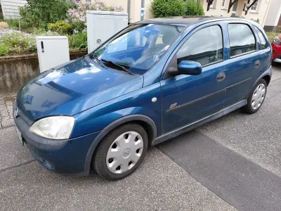 Brugt Opel Corsa 75 HK (55 kW) 2002 Blå Hatchback