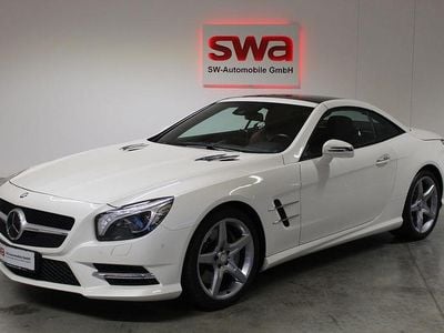 Gebraucht Mercedes SL500 AMG 435 PS (319 kW) 2014 Weiß Cabrio