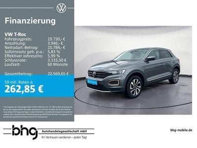 Gebraucht VW T-Roc Active 110 PS (80 kW) 2022 Grau SUV