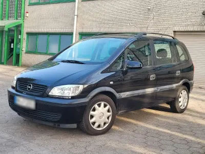 Gebraucht Opel Zafira Elegance 101 PS (74 kW) 2002 Blau Van / Kleinbus