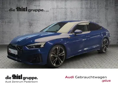 Gebraucht Audi A5 Sportback S-Line 163 PS (119 kW) 2023 Ascariblau metallic Kleinwagen