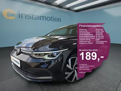 Gebraucht VW Golf VIII 2024 Schwarz Limousine