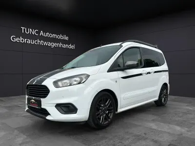 Gebraucht Ford Tourneo Courier Sport 101 PS (74 kW) 2019 Weiß Van / Kleinbus