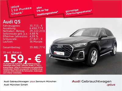 Schwarz Gebraucht 2022 Audi Q5 S-Line SUV | 35.713 € (Superpreis)