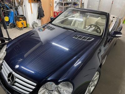 Usata Mercedes SL350 240 CV (176 kW) 2006 Blu Cabrio