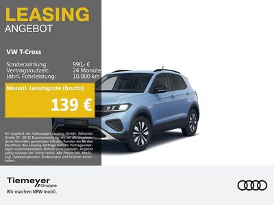 Blau Gebraucht 2024 VW T-Cross Goal SUV | 20.980 € (Guter Preis)