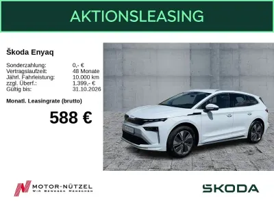 Neu Skoda Enyaq iV Selection 210 kW (286 PS) 2026 Weiß SUV
