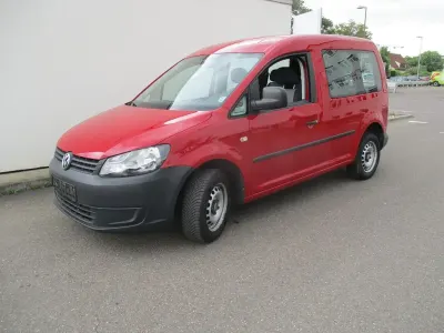 Gebraucht VW Caddy 105 PS (77 kW) 2012 Rot Van / Kleinbus