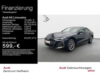 Neu Audi A6 S-Line 367 PS (269 kW) 2025 Firmamentblau metallic Limousine