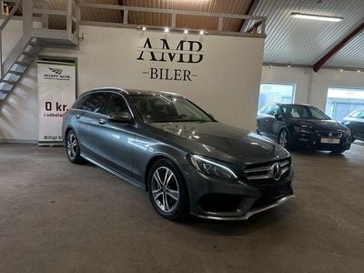 Gebraucht Mercedes C220 AMG line 170 PS (125 kW) 2018 Grau Limousine