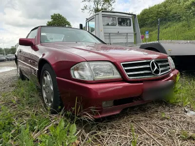 Gebraucht Mercedes SL300 190 PS (139 kW) 1989 Rot Cabrio
