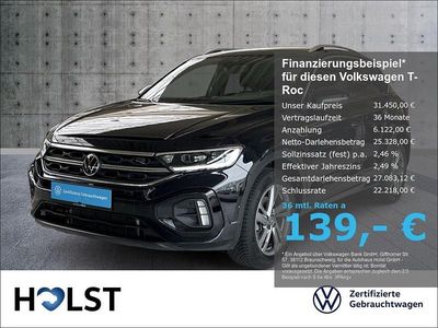 Gebraucht VW T-Roc R-line 150 PS (110 kW) 2025 Schwarz SUV