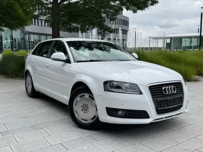 Gebraucht Audi A3 Attraction 125 PS (91 kW) 2008 Weiß Kleinwagen