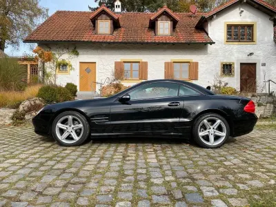 Gebraucht Mercedes SL350 Edition 245 PS (180 kW) 2005 Schwarz Cabrio