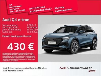 Gebraucht Audi Q4 e-tron Advanced 210 kW (286 PS) 2025 Geysirblau metallic SUV