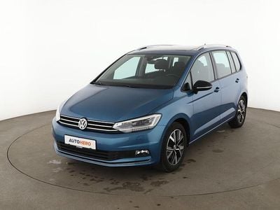 Gebraucht VW Touran IQ Drive 150 PS (110 kW) 2019 Blau Van / Kleinbus