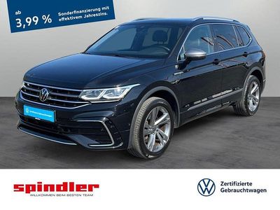 Gebraucht VW Tiguan Allspace R-line 200 PS (147 kW) 2022 Deep black perleffekt SUV