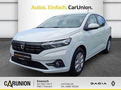 Gebraucht Dacia Sandero Comfort 101 PS (74 kW) 2022 Gletscherweiss Limousine