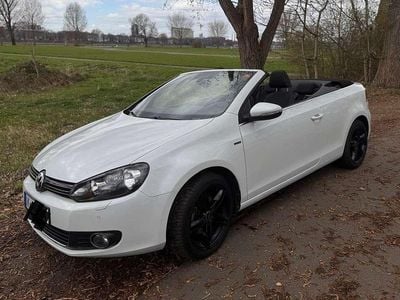 Gebraucht VW Golf Cabriolet LOUNGE 105 PS (77 kW) 2015 Weiß Cabrio