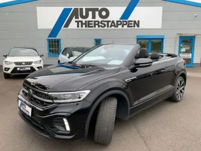 Gebraucht VW T-Roc Cabriolet R-line 150 PS (110 kW) 2024 Schwarz (metallic) Cabrio