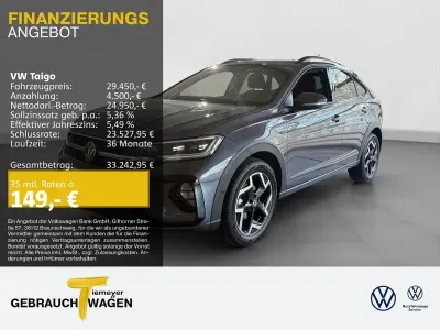 Neu VW Taigo R-line 150 PS (110 kW) 2026 Grau SUV