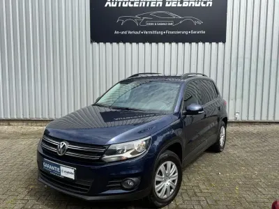 Gebraucht VW Tiguan Trendline 122 PS (89 kW) 2011 Blau SUV