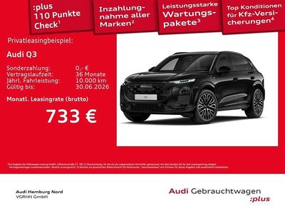 Gebraucht Audi Q3 S-Line 150 PS (110 kW) 2026 0e mythosschwarz metallic SUV