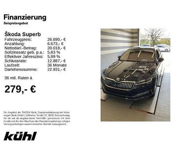 Gebraucht Skoda Superb Style 218 PS (160 kW) 2021 Schwarz Kombi