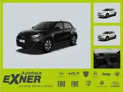 Neu Fiat 600 110 PS (80 kW) 2026 Schwarz (cinema schwarz, capuccino beige, gelato weiß) SUV