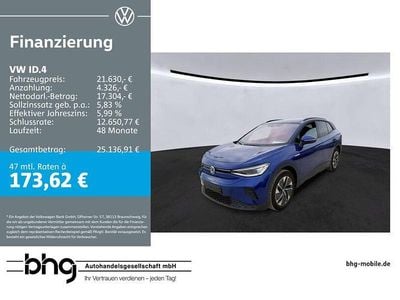 Gebraucht VW ID.4 Pure 108 kW (148 PS) 2022 Blau SUV