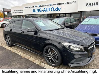 Schwarz Gebraucht 2019 Mercedes CLA200 Shooting Brake AMG line Kombi | 17.990 € (Teuer)