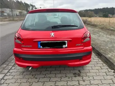 Gebraucht Peugeot 206+ 2009 Rot Kleinwagen