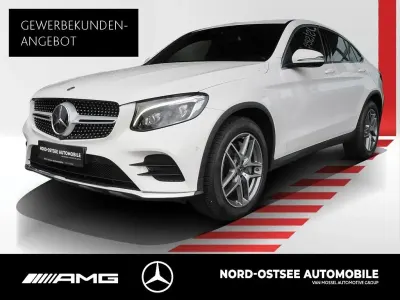 Gebraucht Mercedes GLC220 AMG 170 PS (125 kW) 2019 Unilack polarweiß Coupé