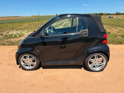 Gebraucht Smart ForTwo Cabrio Brabus 98 PS (72 kW) 2008 Schwarz Cabrio
