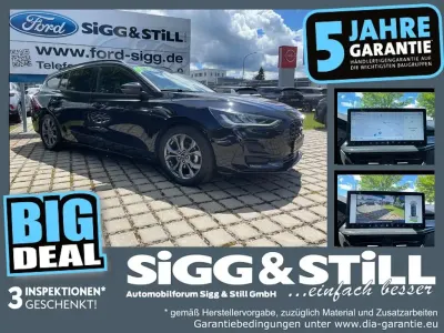 Gebraucht Ford Focus ST-Line 125 PS (91 kW) 2024 Obsidianschwarz metallic Kombi