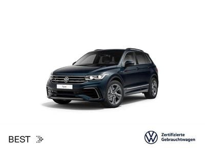 Gebraucht VW Tiguan R-line 200 PS (147 kW) 2021 Nightshade blue metallic SUV