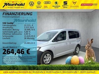 Gebraucht VW Caddy Basis 114 PS (83 kW) 2022 Reflexsilber metallic Van / Kleinbus