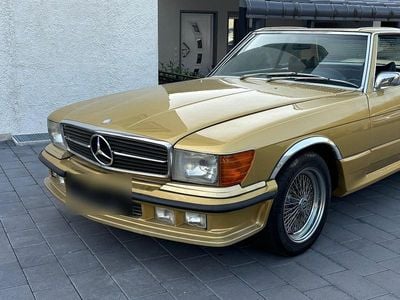 Gebraucht Mercedes SL350 200 PS (147 kW) 1974 Gold Cabrio