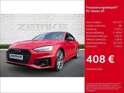 Rot Gebraucht 2022 Audi A5 Sportback S-Line Kleinwagen | 39.575 € (Etwas zu teuer)