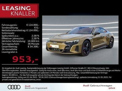 Gebraucht Audi e-tron GT quattro Ambiente 439 kW (598 PS) 2024 Taktikgrün metallic Limousine