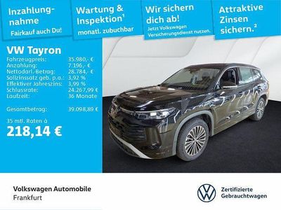 Second-hand VW Tayron Life 150 CP (110 kW) 2025 Negru SUV
