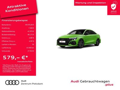 Gebraucht Audi RS3 Ambiente 400 PS (294 kW) 2022 Kyalamigrün Limousine
