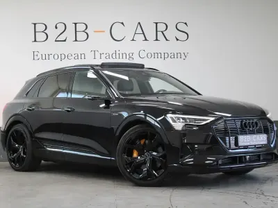 Brugt Audi e-tron 300 kW (408 HK) 2019 Sort SUV