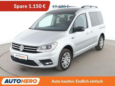 Gebraucht VW Caddy Edition 125 PS (91 kW) 2018 Silber Van / Kleinbus