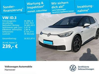 Gebraucht VW ID.3 Pure 110 kW (150 PS) 2022 Weiß Kleinwagen