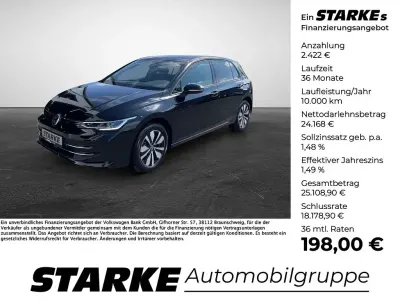 Neu VW Golf VIII Goal 150 PS (110 kW) 2025 Schwarz (grenadillschwarz metallic) Limousine