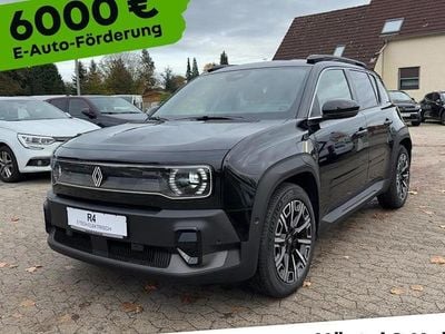 Black pearlschwarz metallic (schwarz) Neu 2025 Renault 4 E-Tech Iconic SUV | 34.390 € (Fairer Preis)